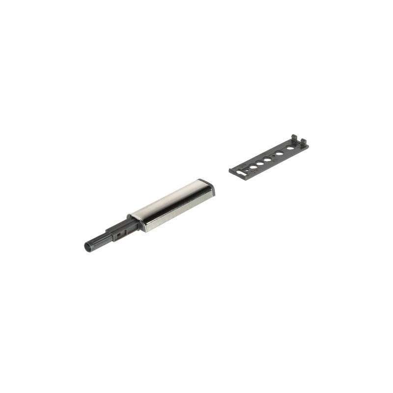 Riex NK35 Push per apertura, esterno, 79 mm, con tampone, argento