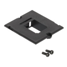 Cornice Bachmann 1× posizione libera per trapezio, nero opaco
