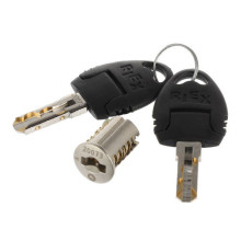 Riex EP20 Cylinder lock core B0401 - B0500, foldable keys with plastic cap