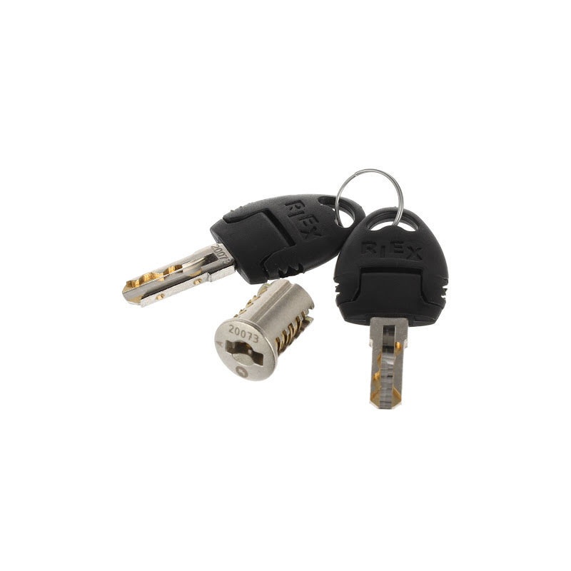Riex EP20 Cylinder lock core B0401 - B0500, foldable keys with plastic cap