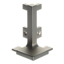 RiexTouch XG20 External Corner L-profile Edgebanding, stainless steel imitation