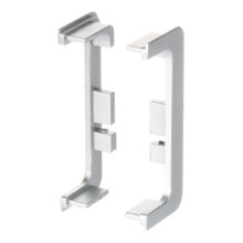 RiexTouch XG20 open end cap of C profile Edgebanding, L+R, anodized aluminum